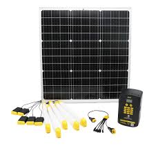 Solar Panda TV and lights