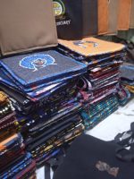 Handcrafted Big Five Africa Embroidered Bag