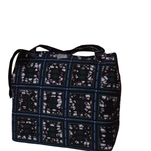 handcrafted African Print Tote Bag